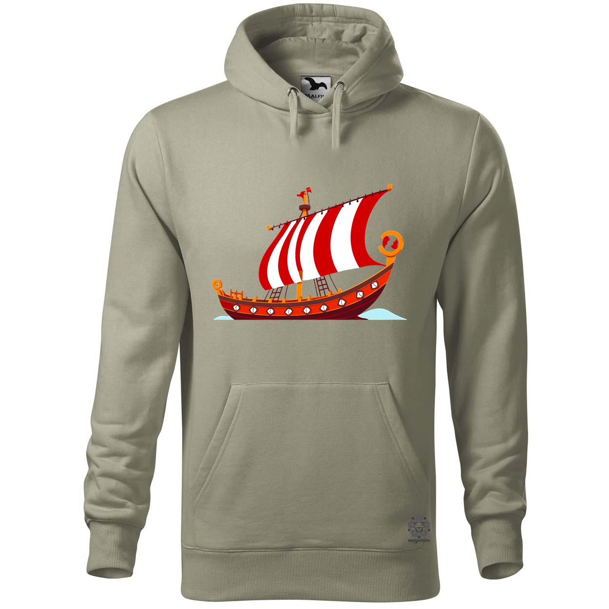 Viking hosszúhajó v2 egyedi  pulóver 