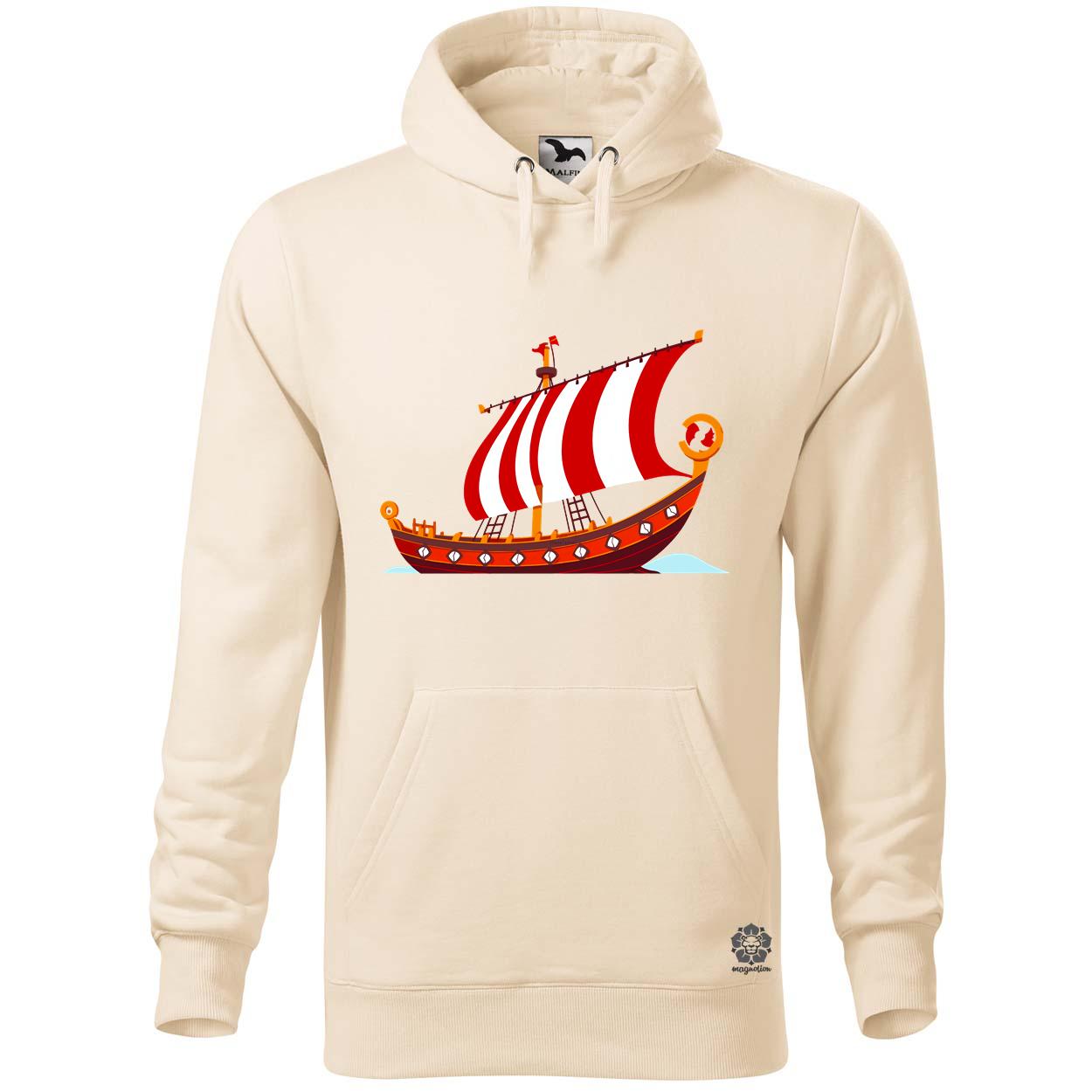 Viking hosszúhajó v2 egyedi  pulóver 
