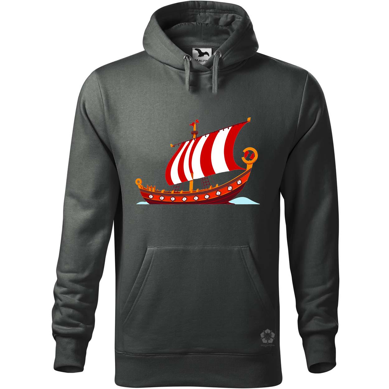 Viking hosszúhajó v2 egyedi  pulóver 