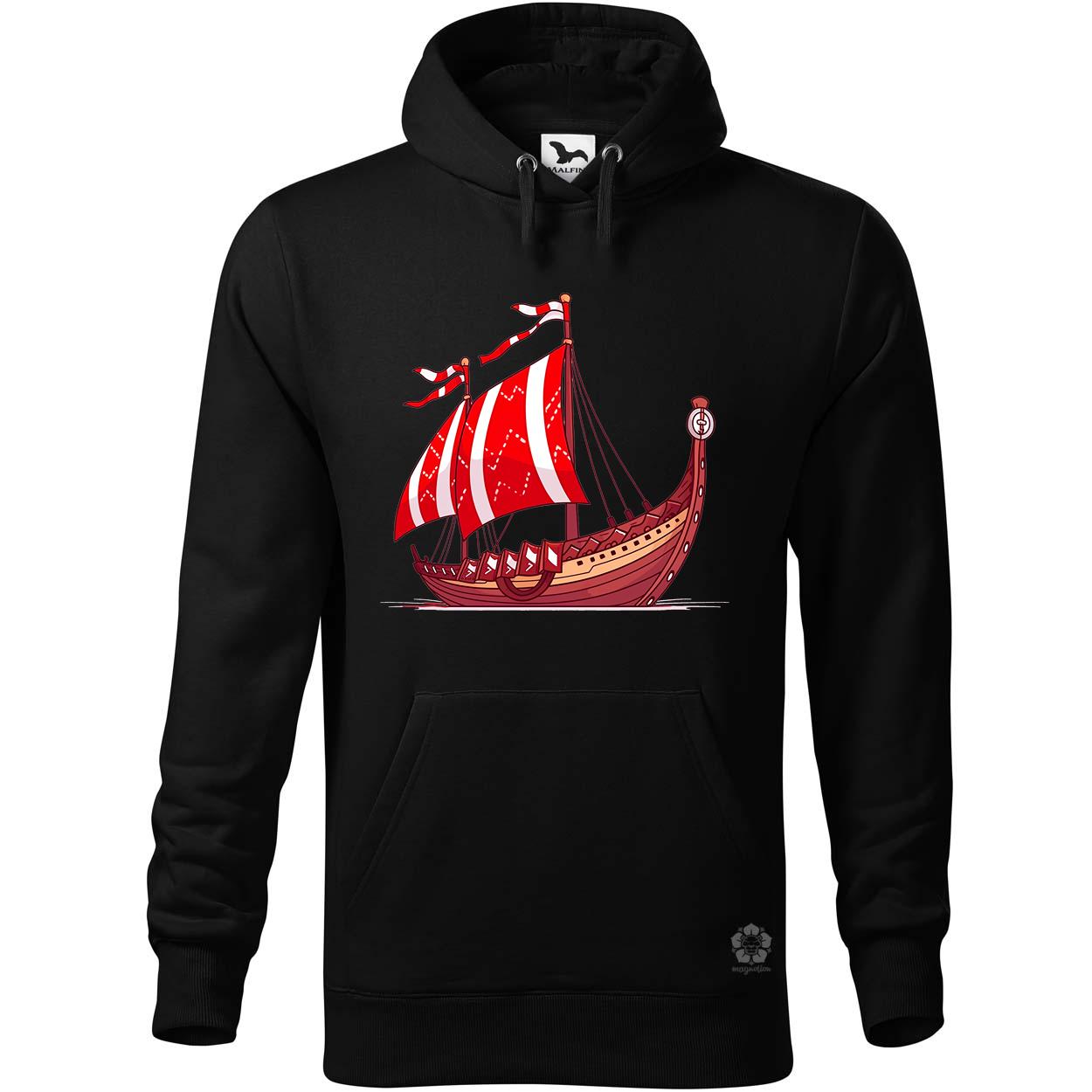 Viking hosszúhajó v6 egyedi  pulóver 