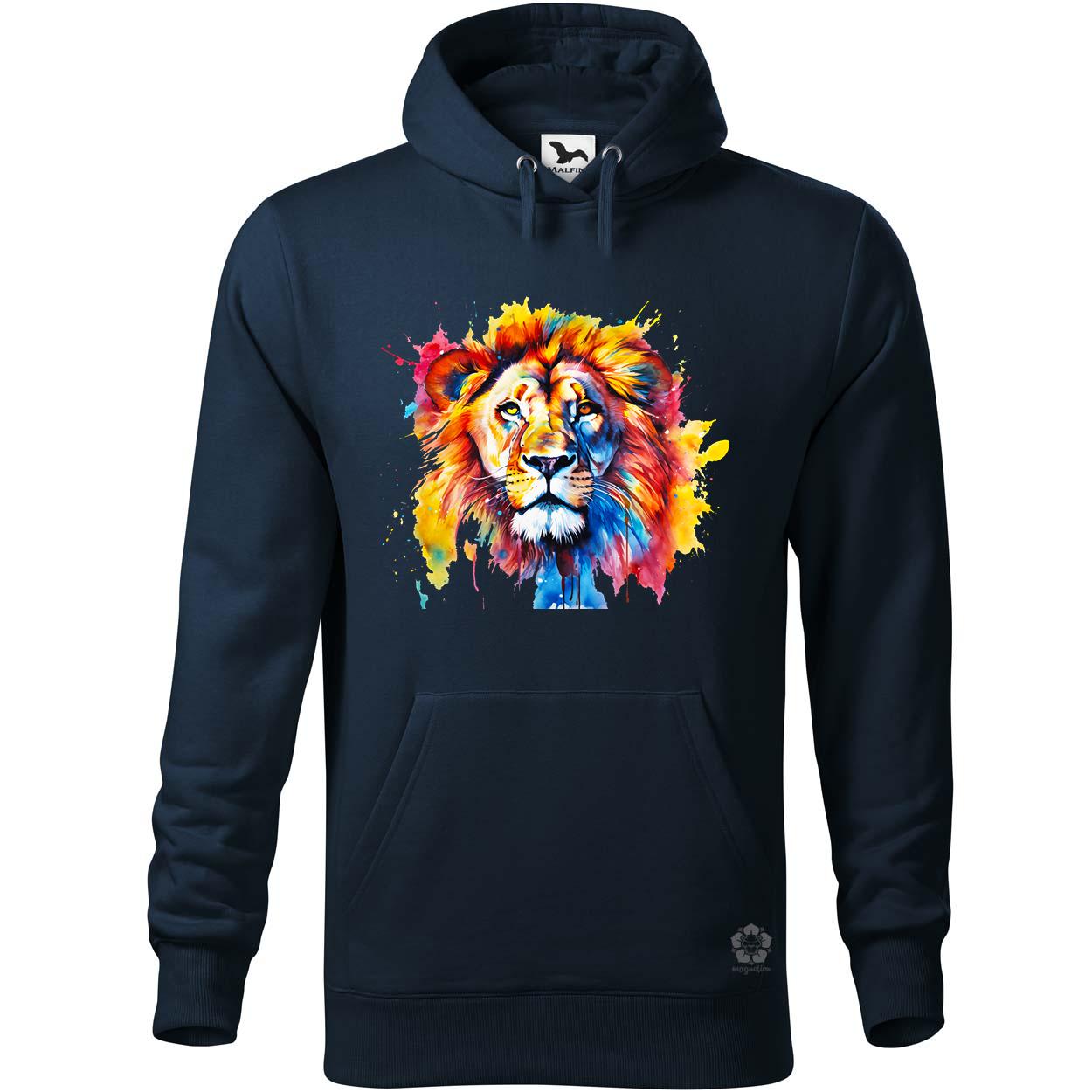 Vízfesték oroszlán v1 egyedi  pulóver 