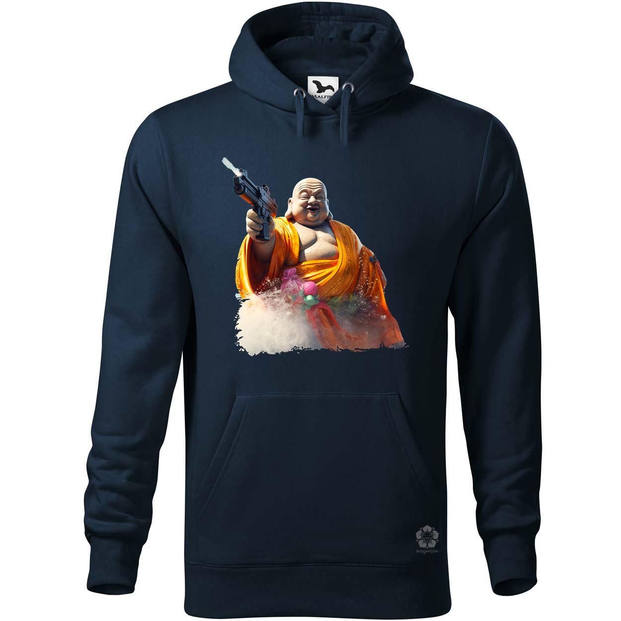 Vizipisztolyos Buddha egyedi  pulóver 