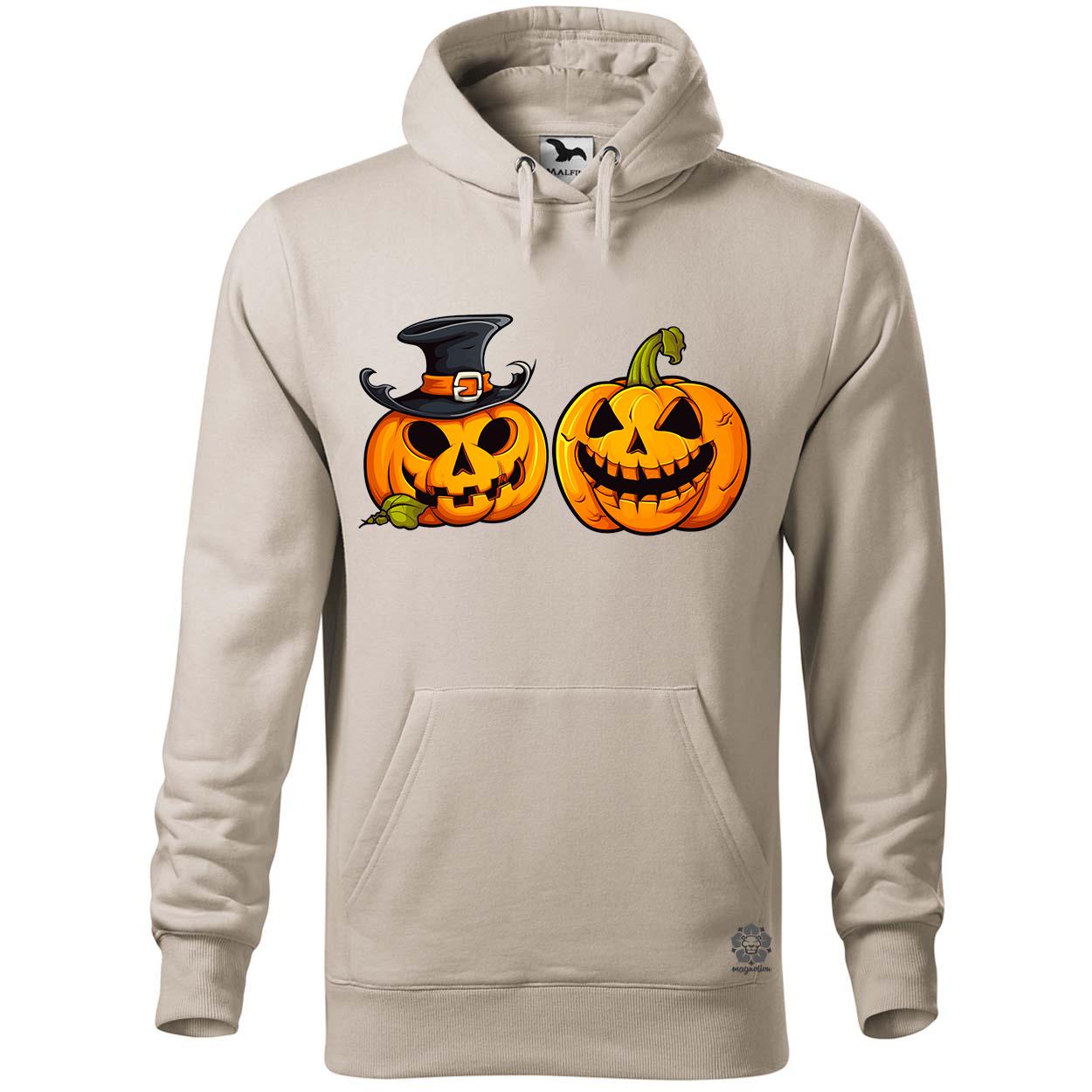 Halloween tök és koponya fantázia v15 egyedi  pulóver 