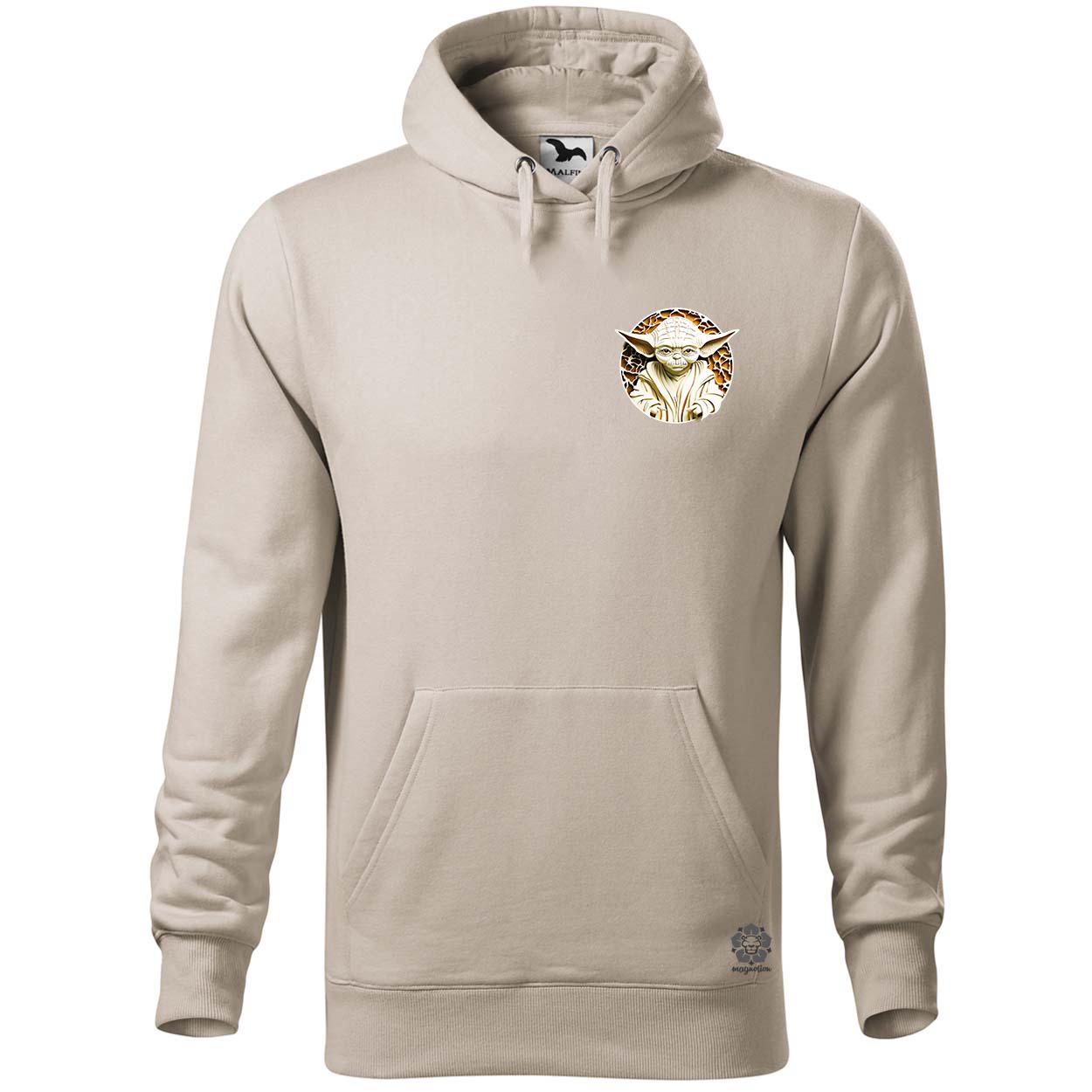 Papírművészet Yoda fanart zseb egyedi  pulóver 