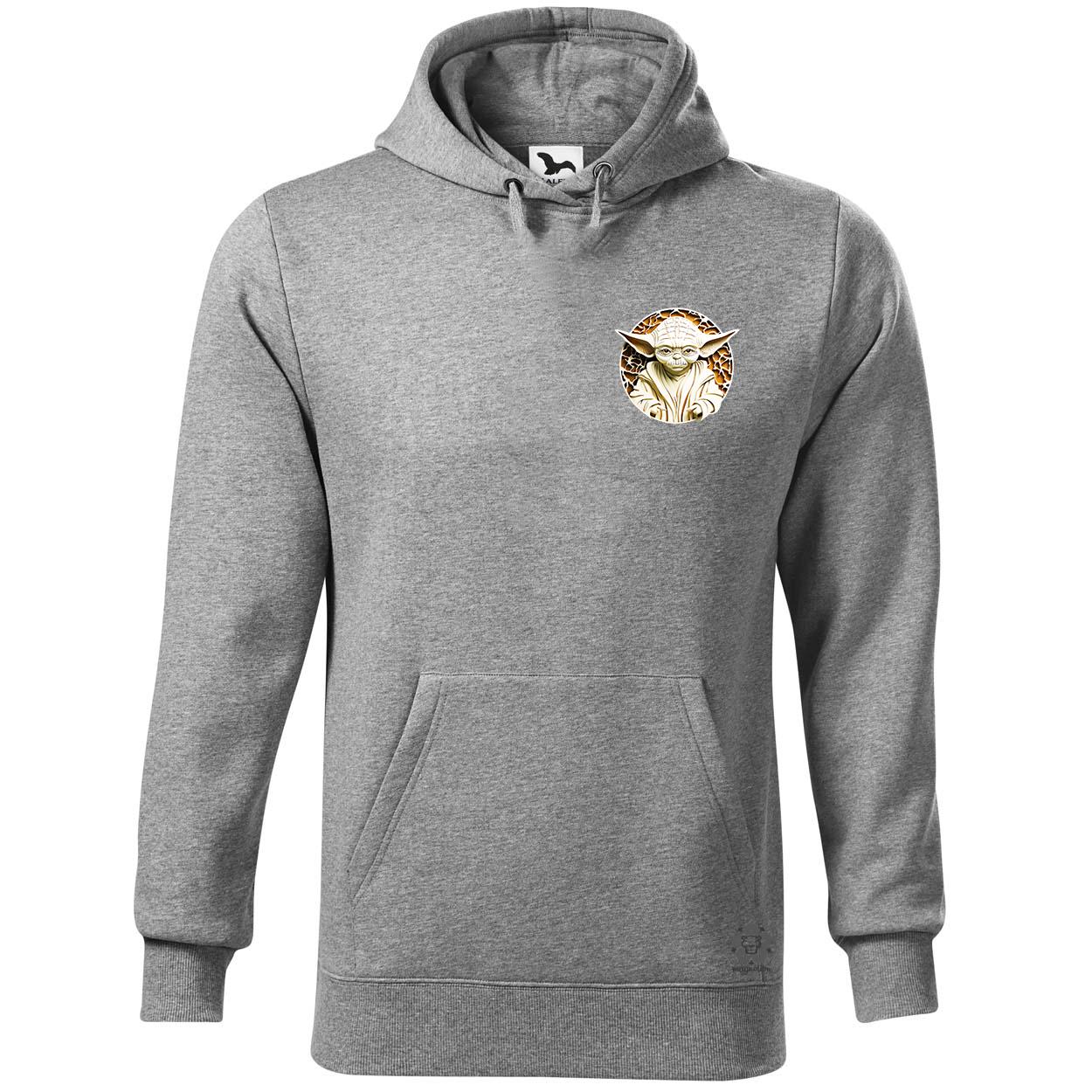 Papírművészet Yoda fanart zseb egyedi  pulóver 