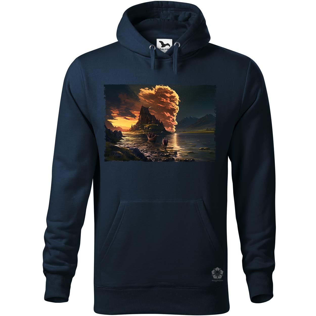 Pareidolia Ragnar skandináv táj fantázia v1 egyedi  pulóver 