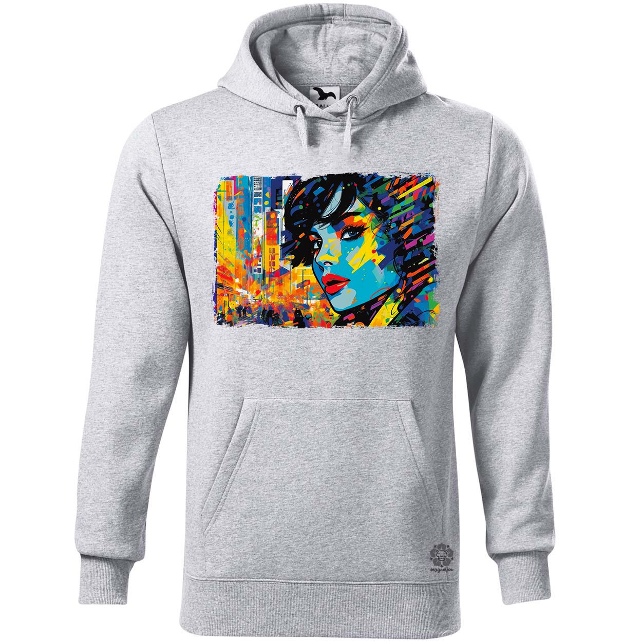 Pop art városi vibe v7 egyedi  pulóver 
