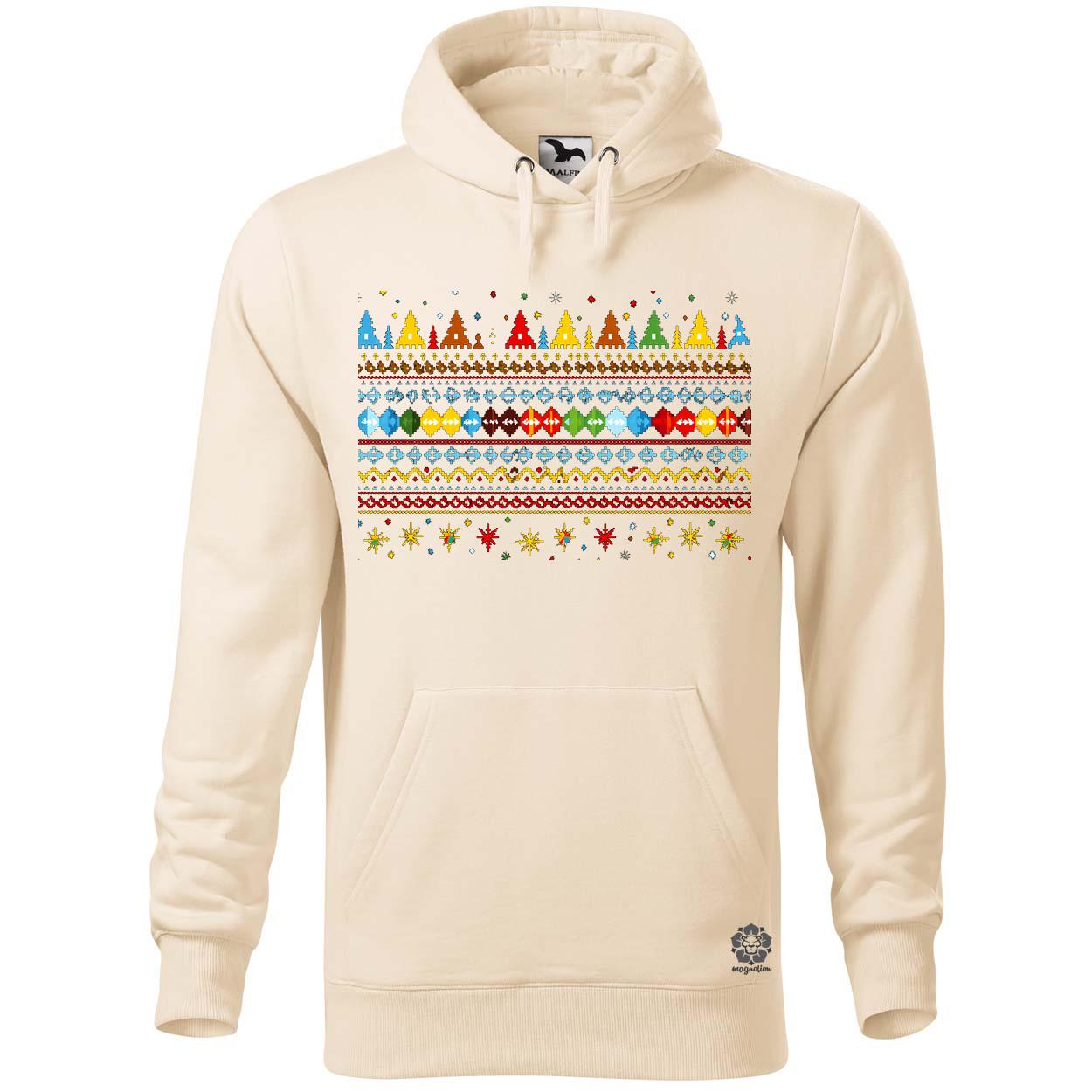 XMAS minta v8 egyedi  pulóver 