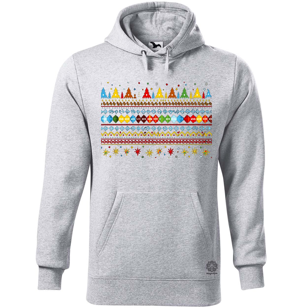 XMAS minta v8 egyedi  pulóver 