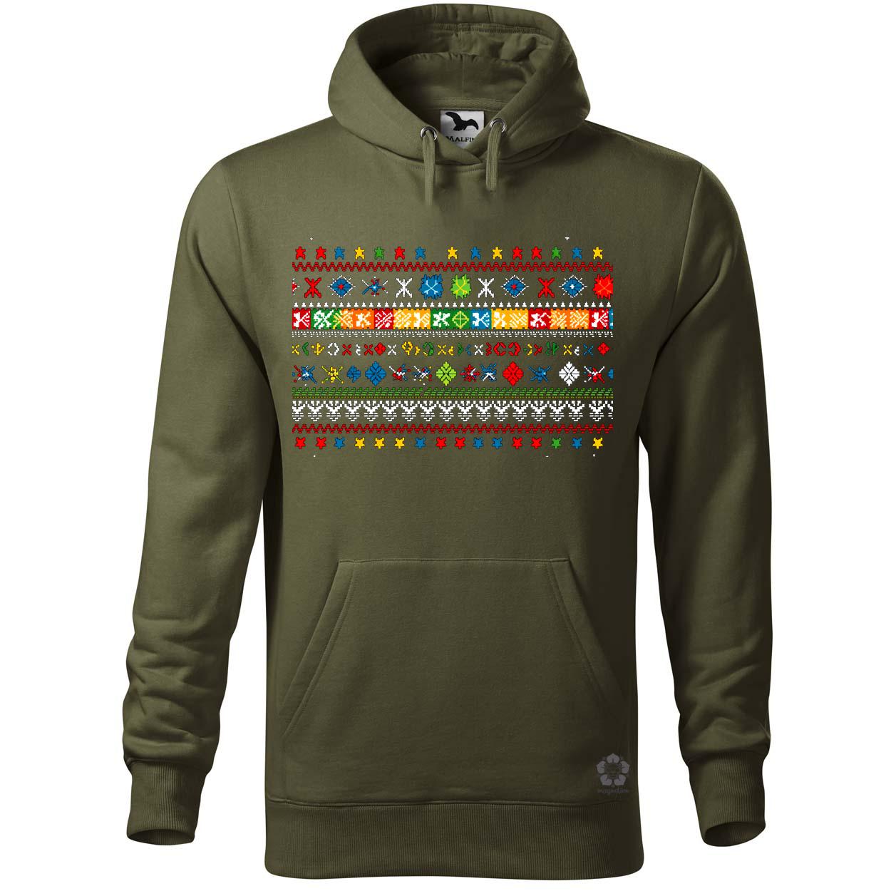 XMAS minta v9 egyedi  pulóver 