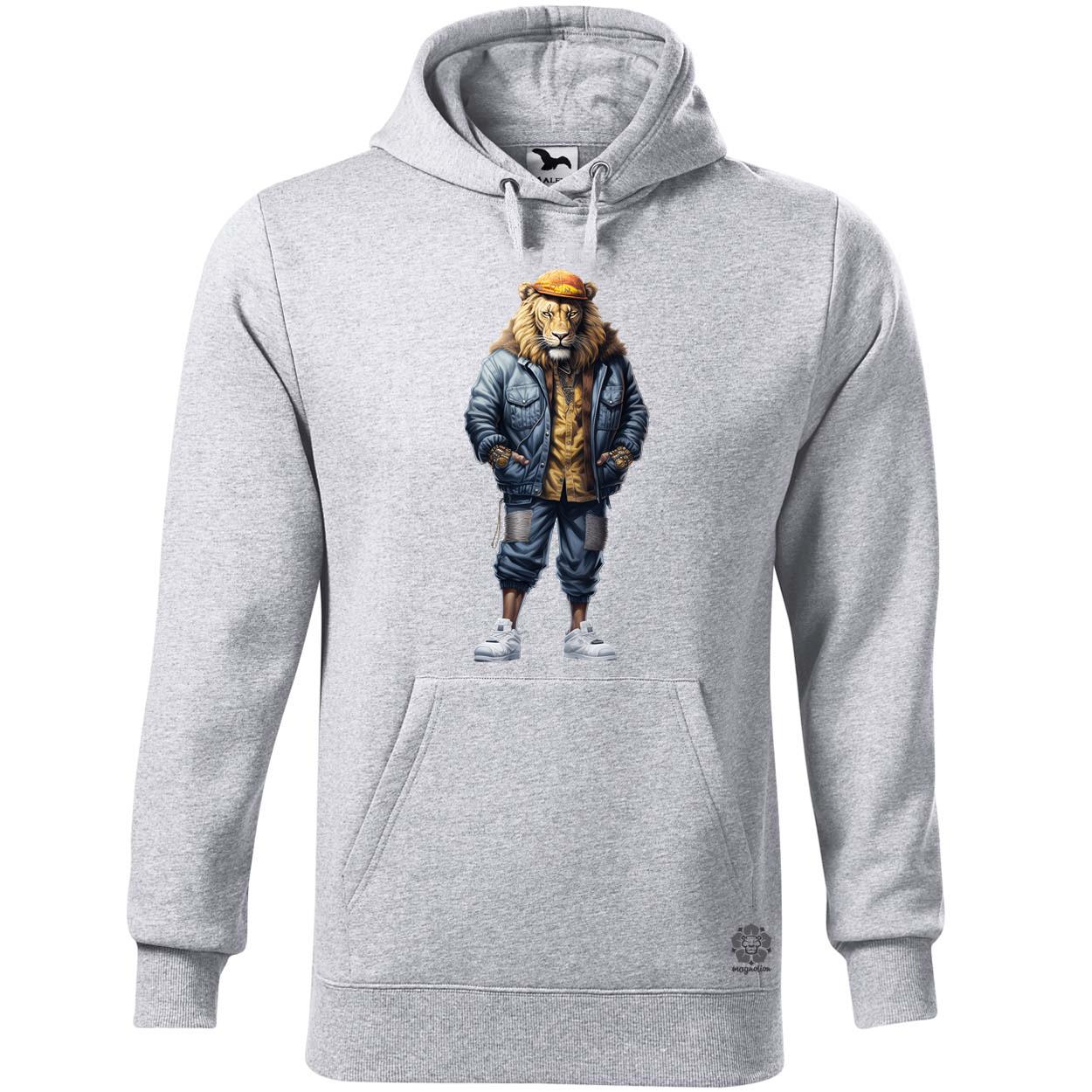 Hiphop oroszlán v2 egyedi  pulóver 