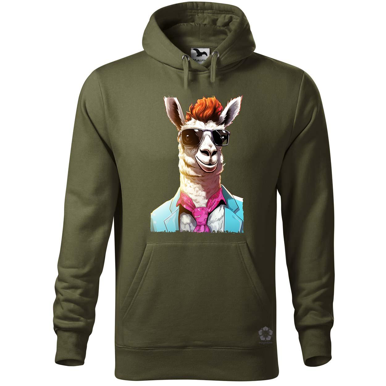 Laza láma v1 egyedi  pulóver 