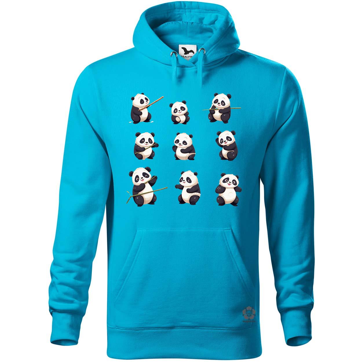 Panda kollázs v3 egyedi  pulóver 