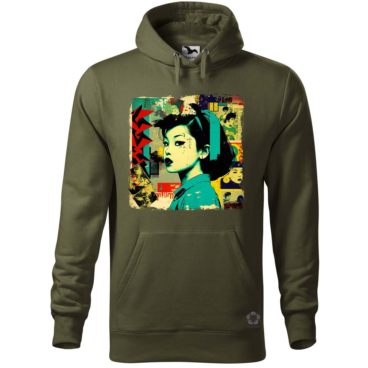Pop art kollázs v8 egyedi  pulóver 