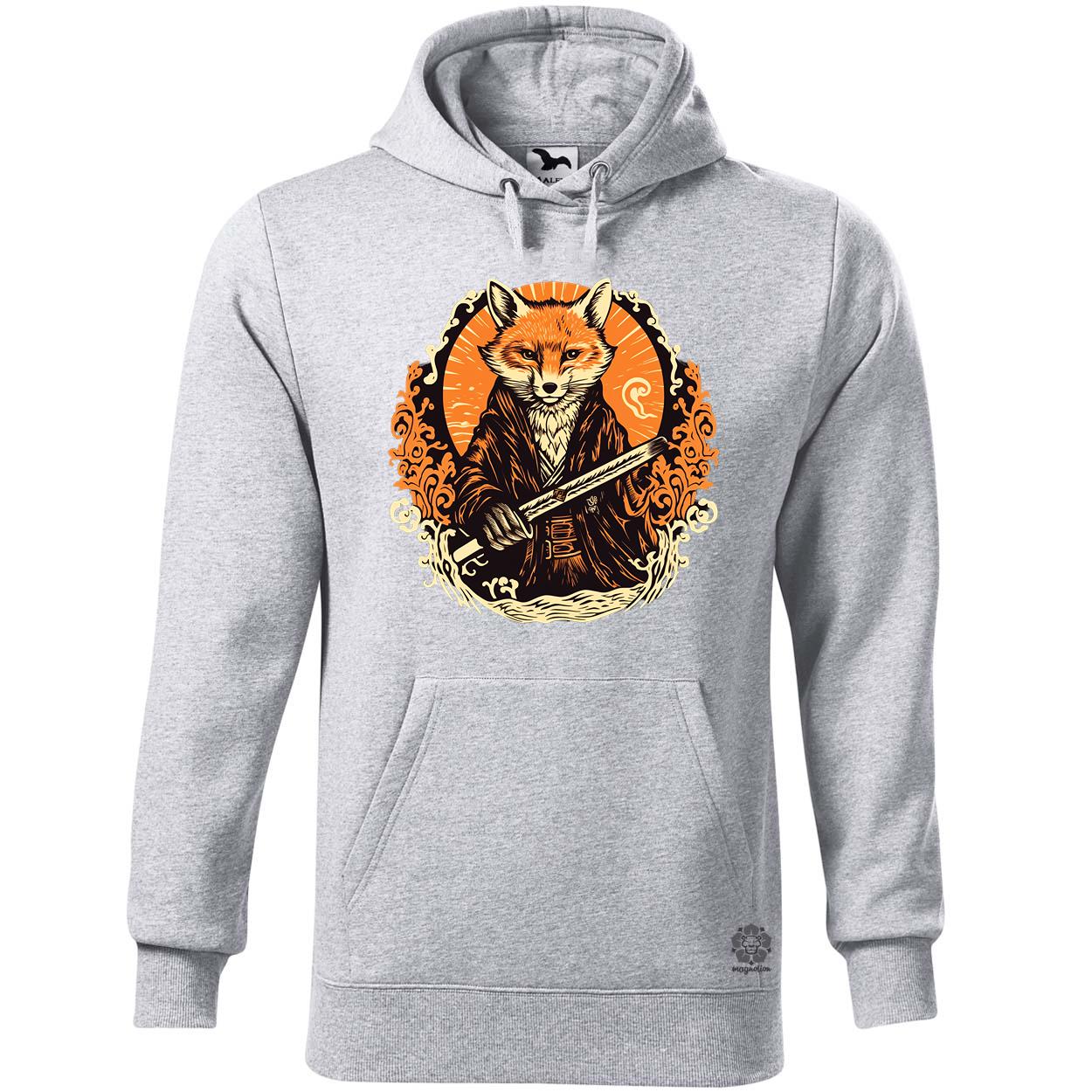Szamuráj róka v3 egyedi  pulóver 