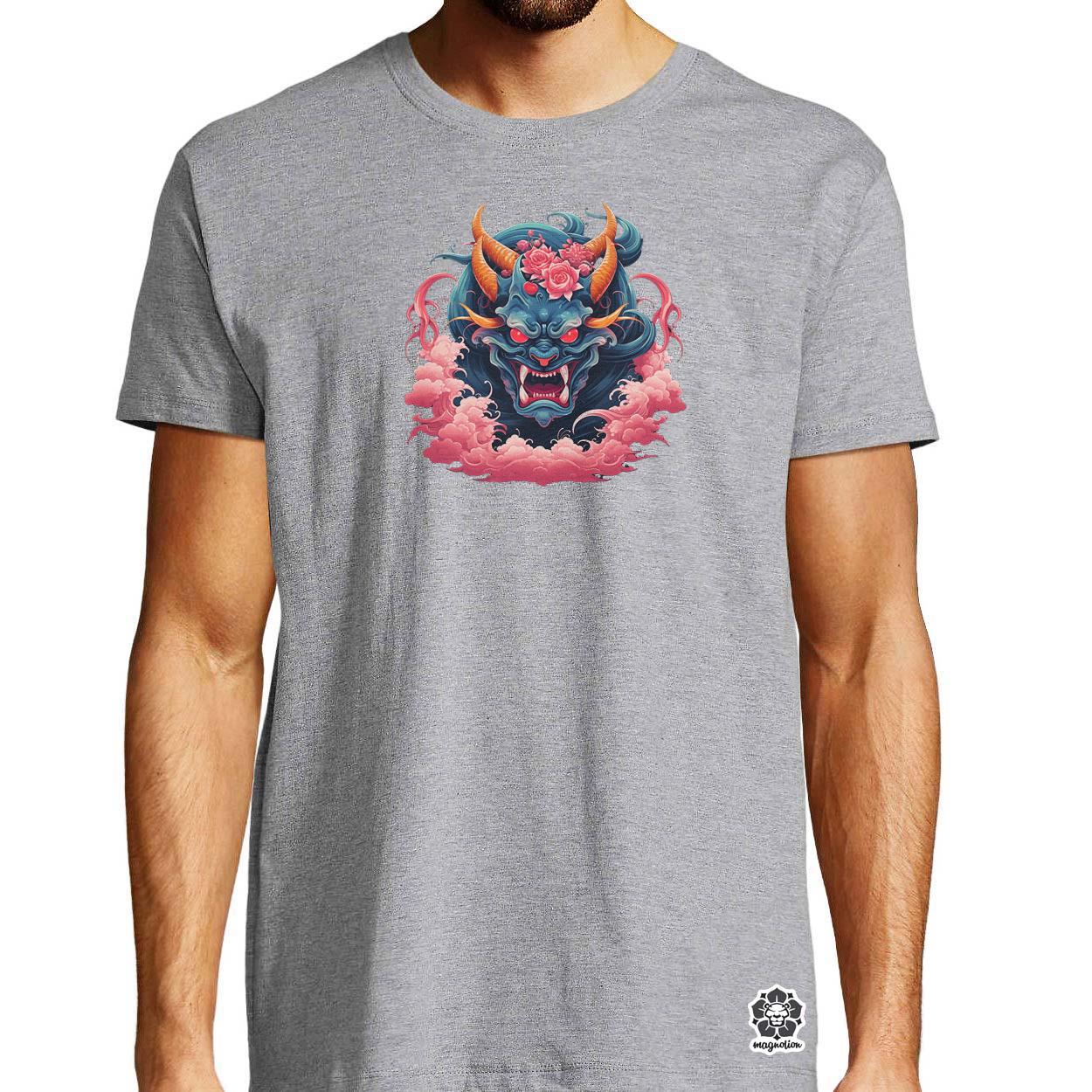 Anime Oni maszk v1 egyedi póló 