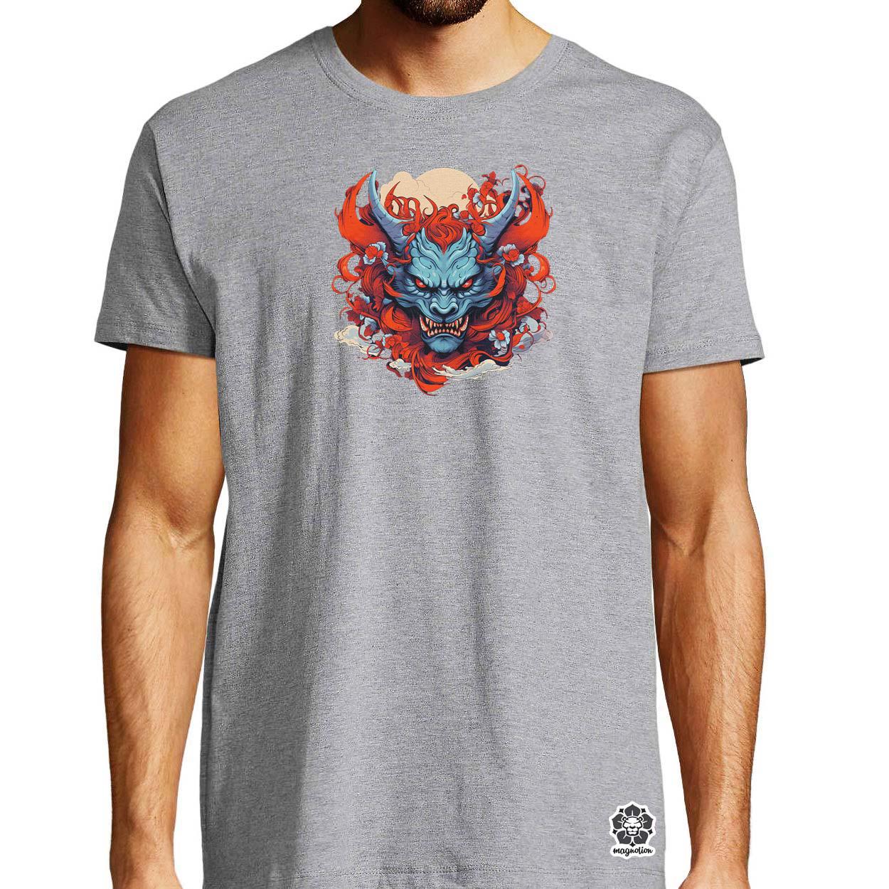 Anime Oni maszk v3 egyedi póló 