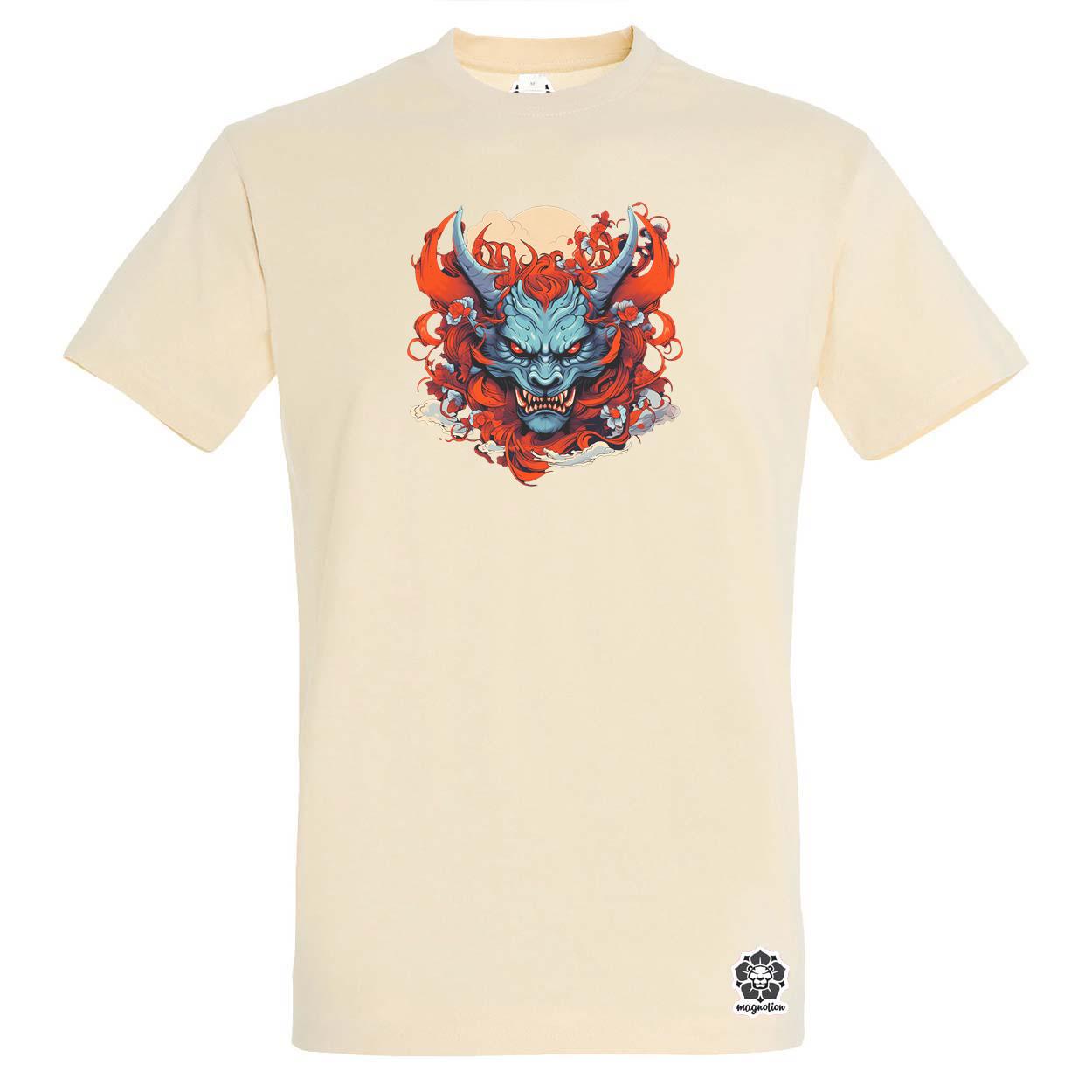 Anime Oni maszk v3 egyedi póló 