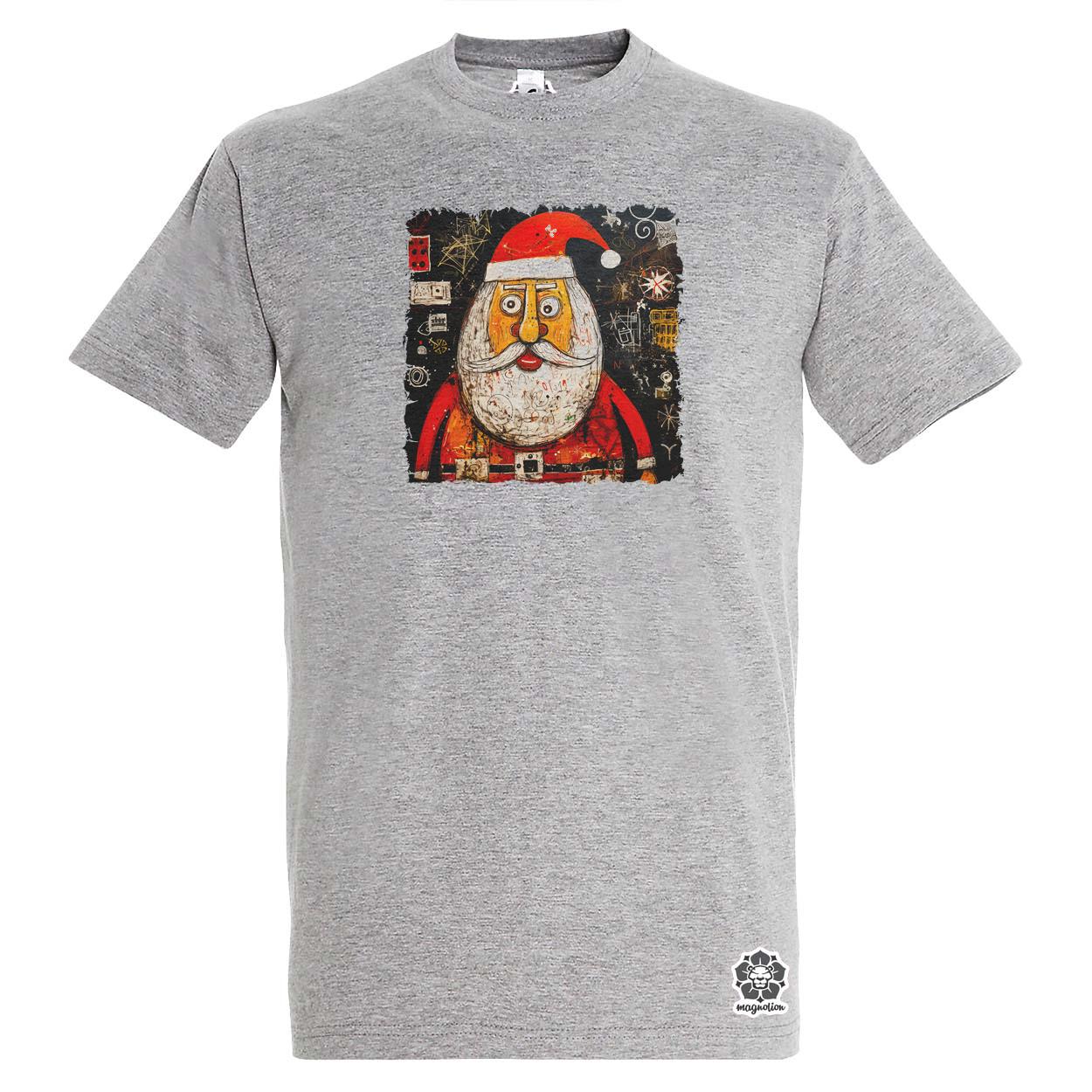 Mikulás rajz v4 egyedi póló 
