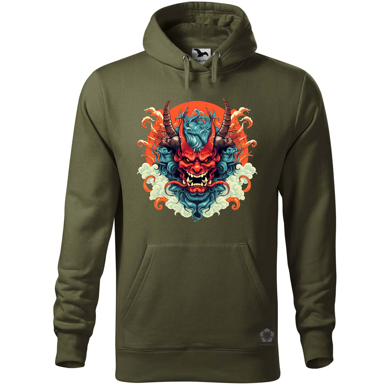 Anime Oni maszk v2 egyedi  pulóver 