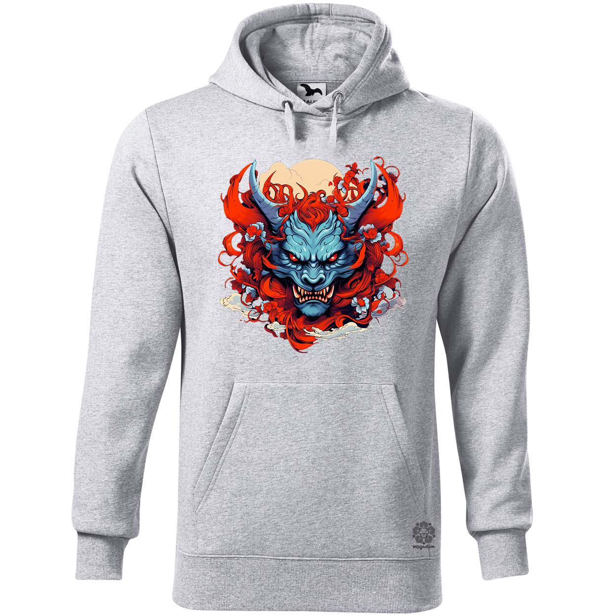 Anime Oni maszk v3 egyedi  pulóver 