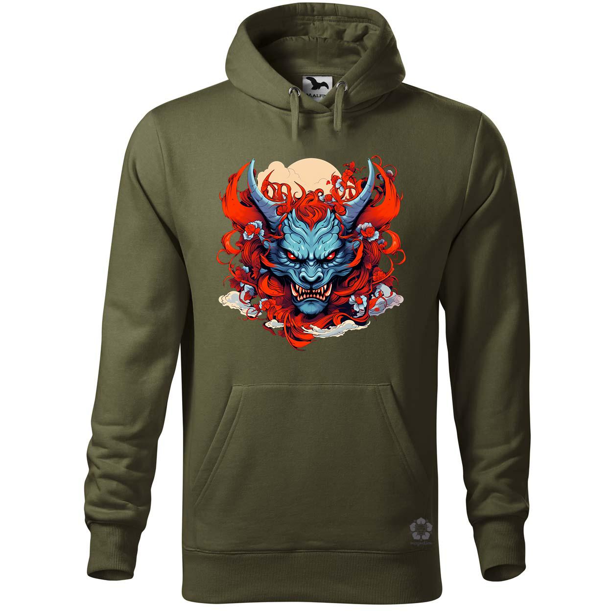 Anime Oni maszk v3 egyedi  pulóver 