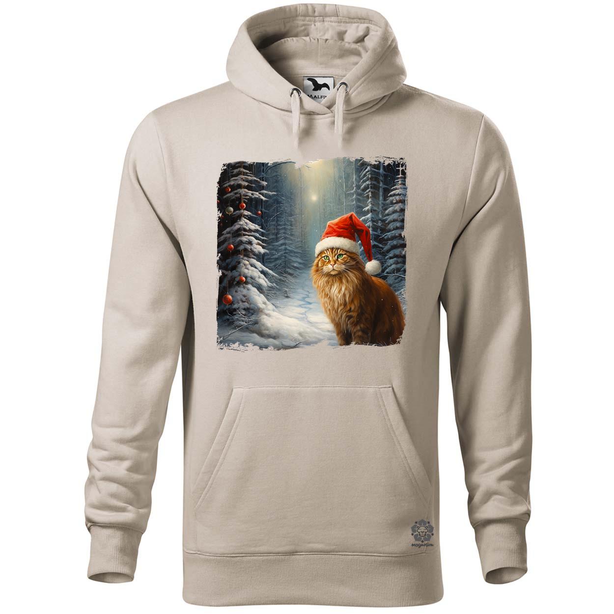 Cica mikulás v2 egyedi  pulóver 