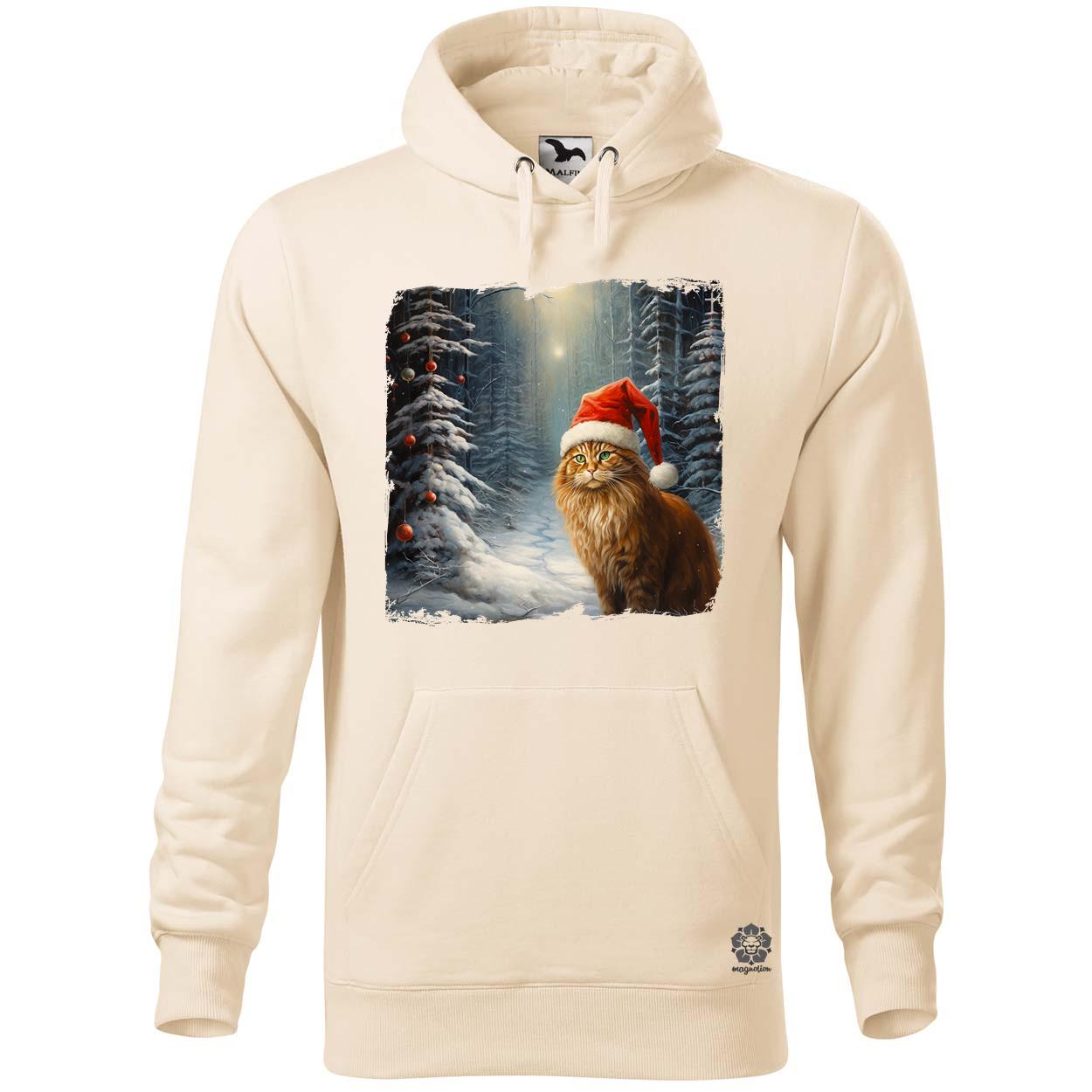 Cica mikulás v2 egyedi  pulóver 