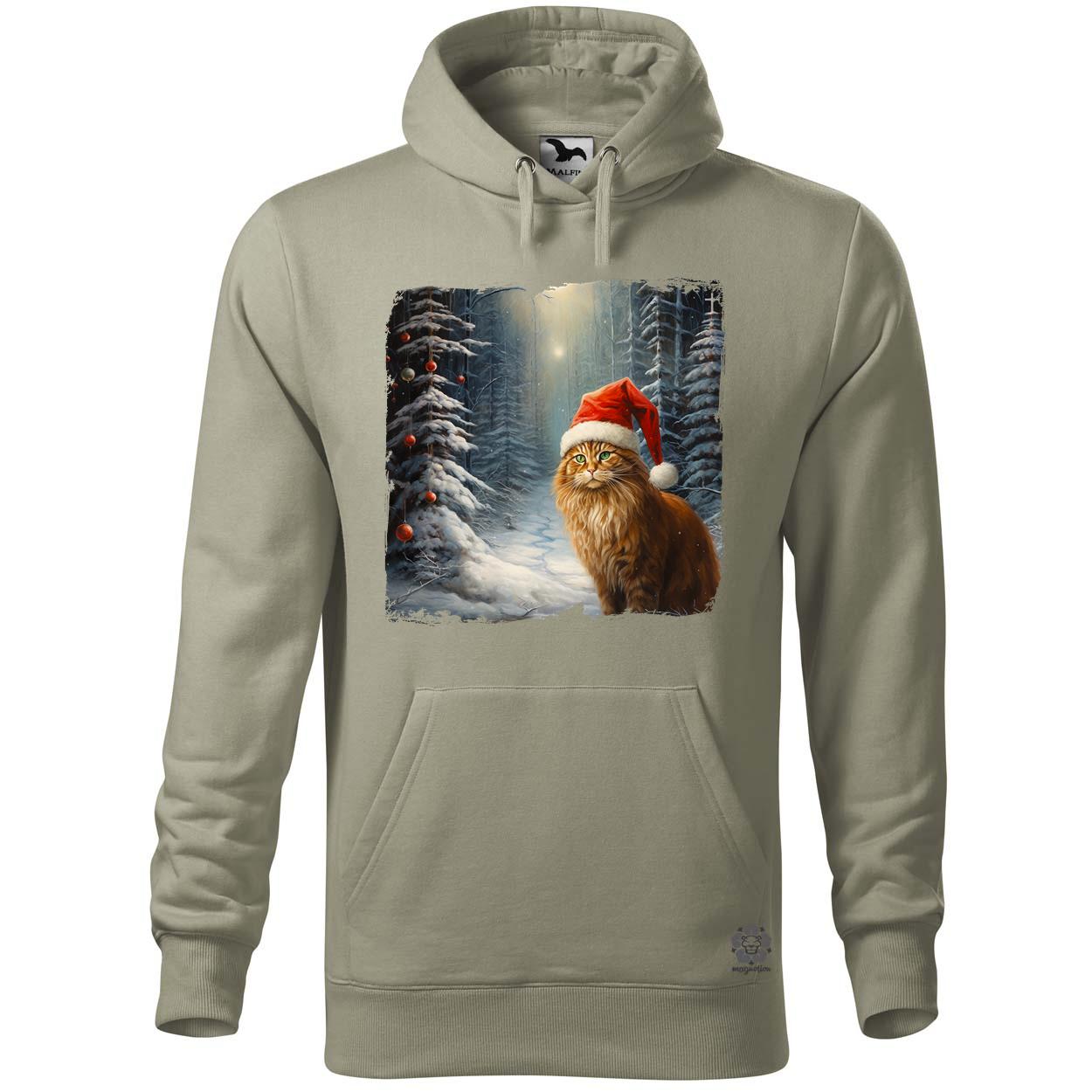 Cica mikulás v2 egyedi  pulóver 