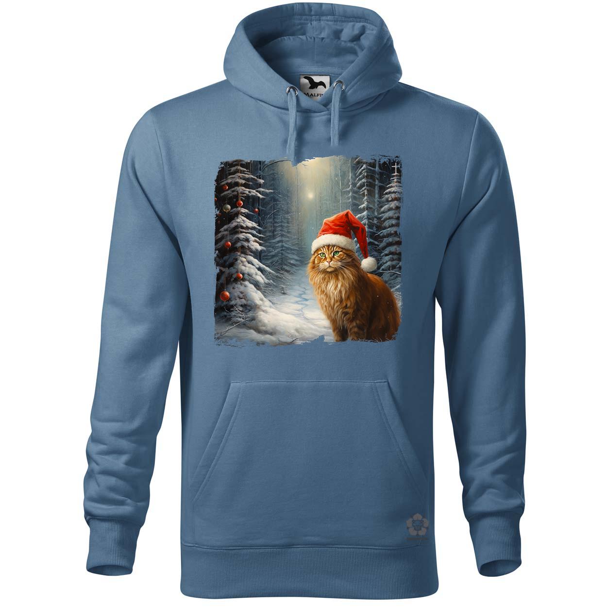 Cica mikulás v2 egyedi  pulóver 