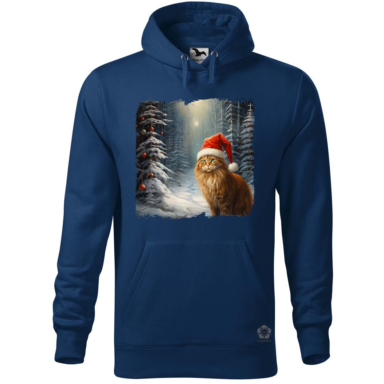 Cica mikulás v2 egyedi  pulóver 