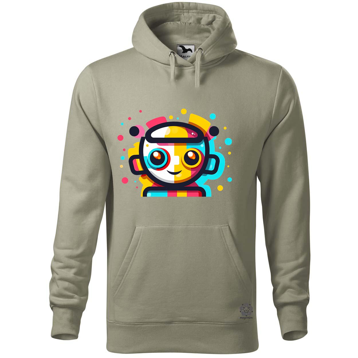 Cuki robot v9 egyedi  pulóver 