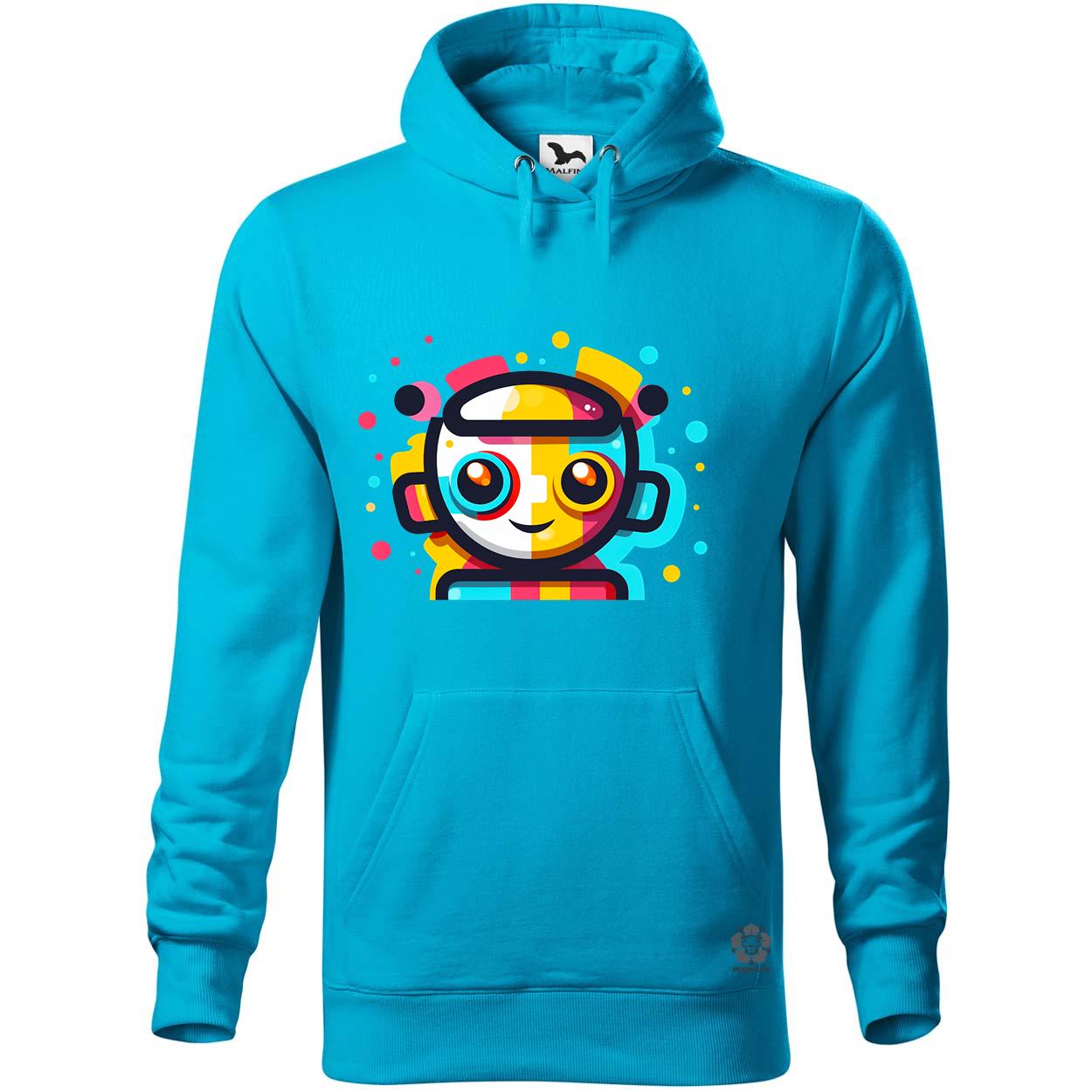 Cuki robot v9 egyedi  pulóver 