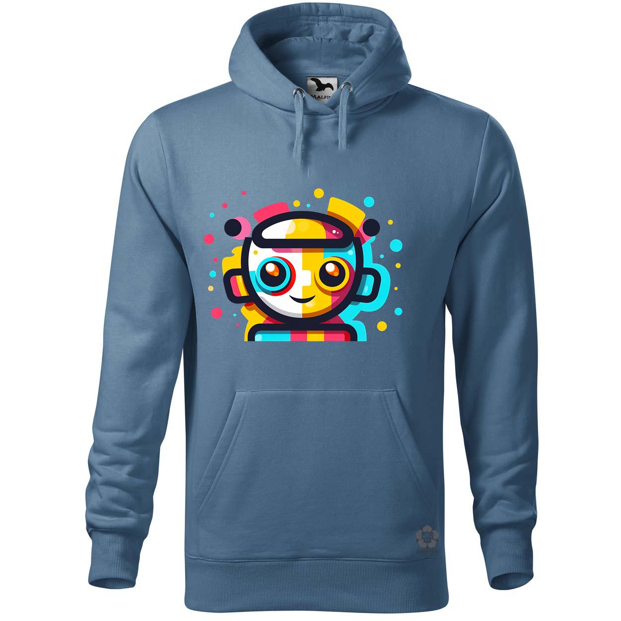 Cuki robot v9 egyedi  pulóver 