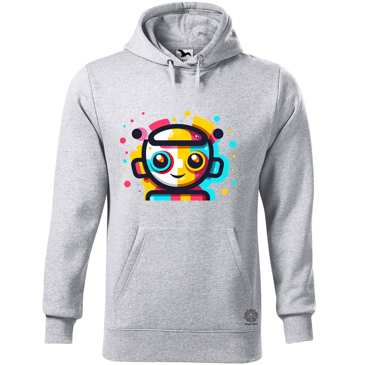 Cuki robot v9 egyedi  pulóver 