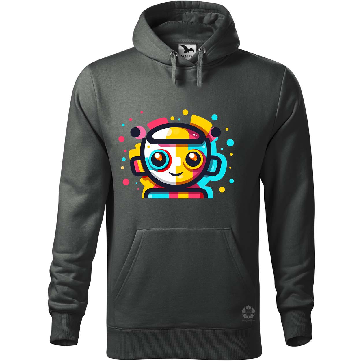 Cuki robot v9 egyedi  pulóver 