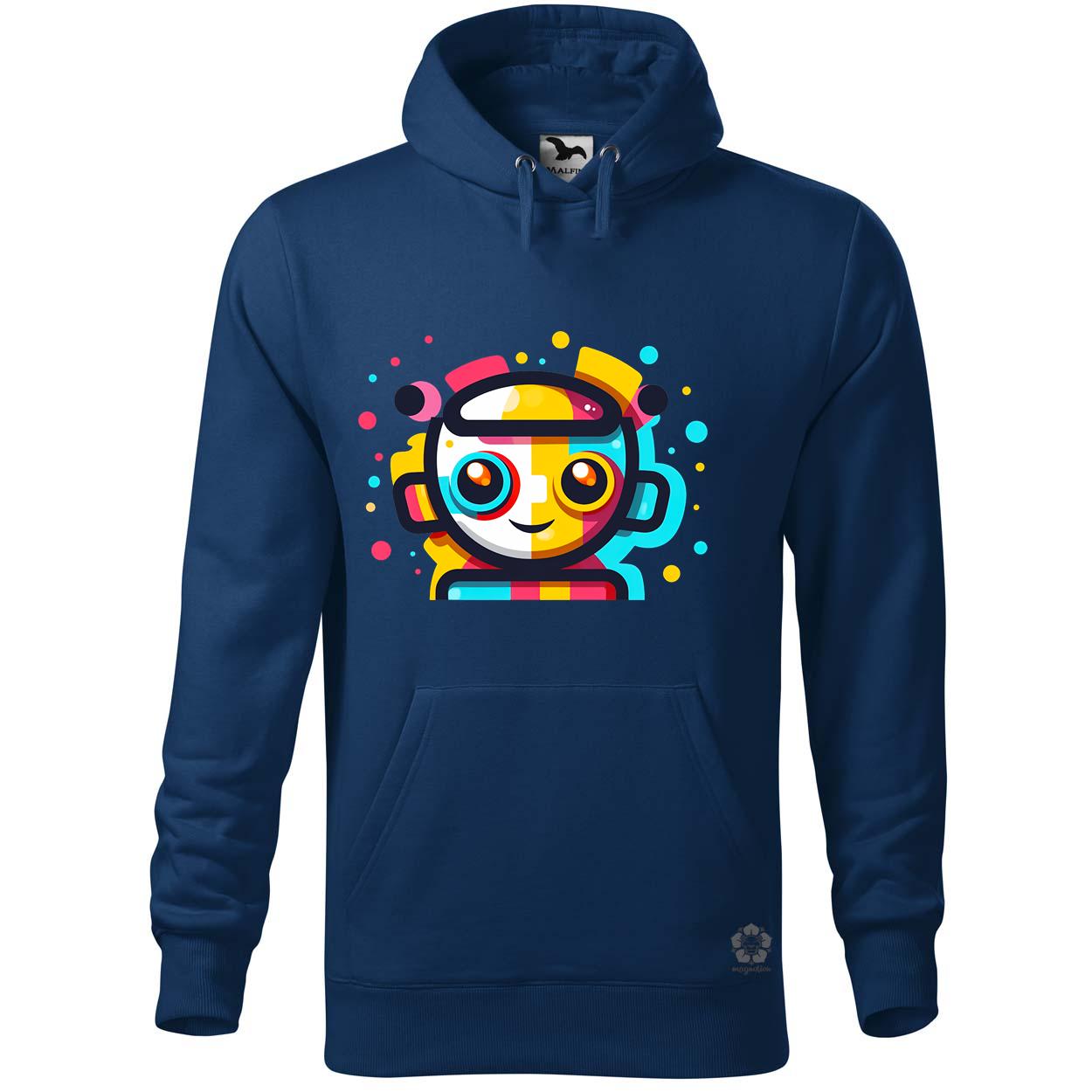 Cuki robot v9 egyedi  pulóver 
