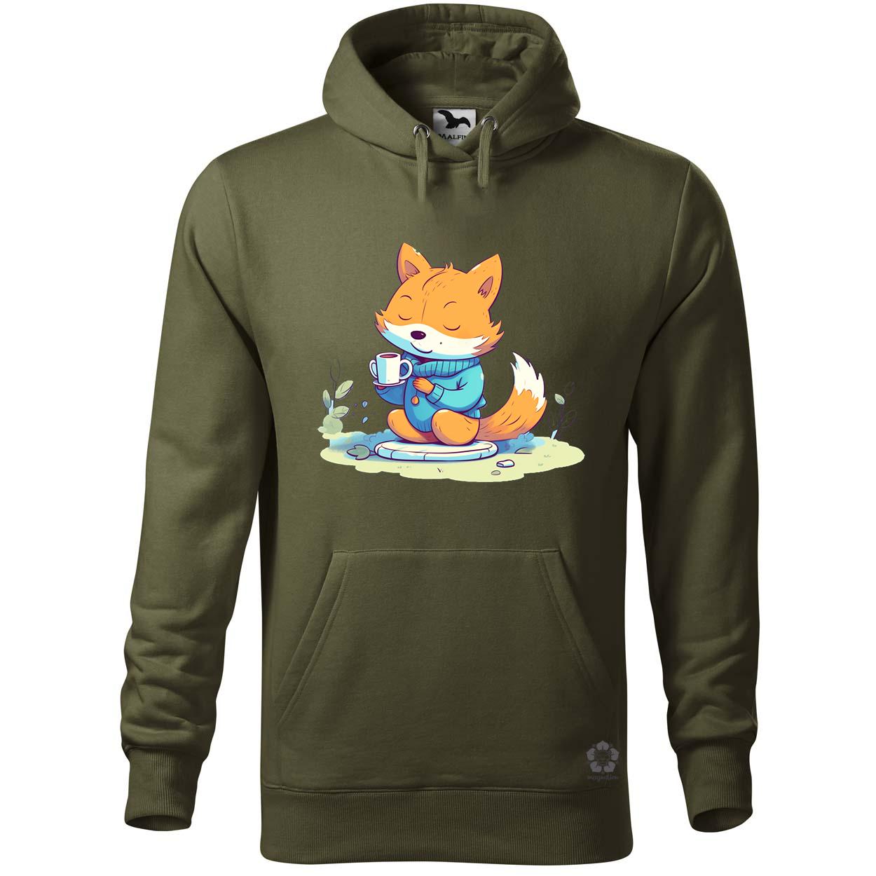 Cuki róka teázik v4 egyedi  pulóver 
