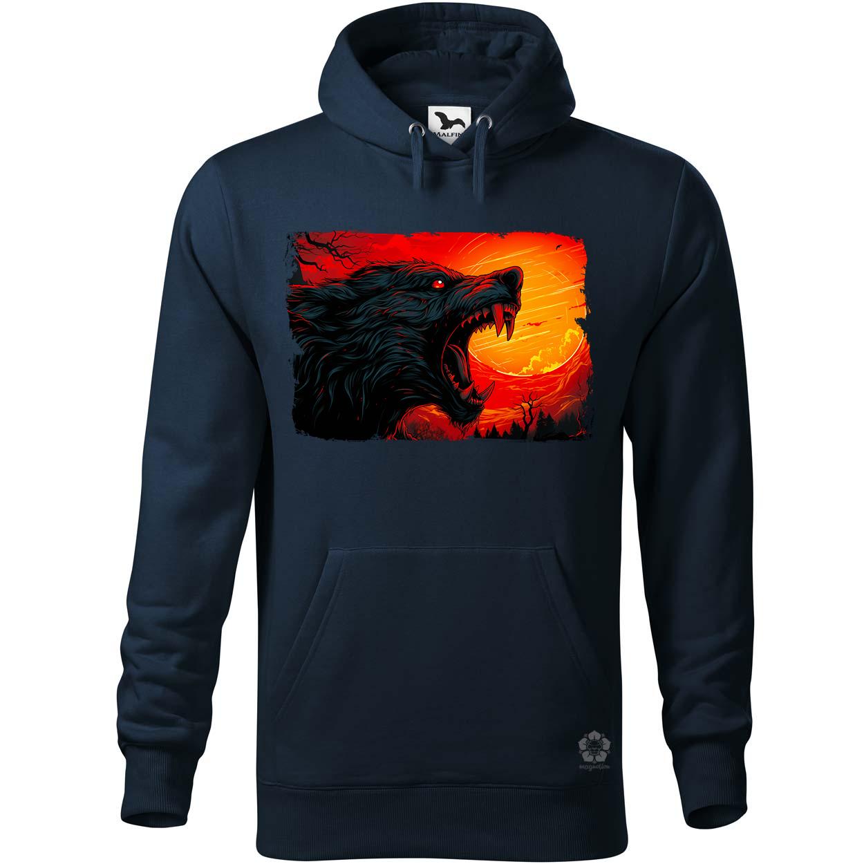 Vérfarkas vérhold alatt v4 egyedi  pulóver 
