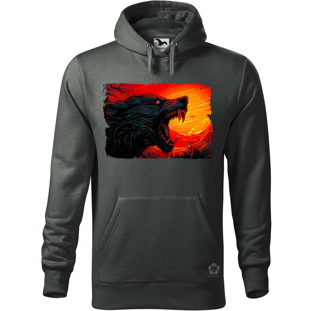 Vérfarkas vérhold alatt v4 egyedi  pulóver 