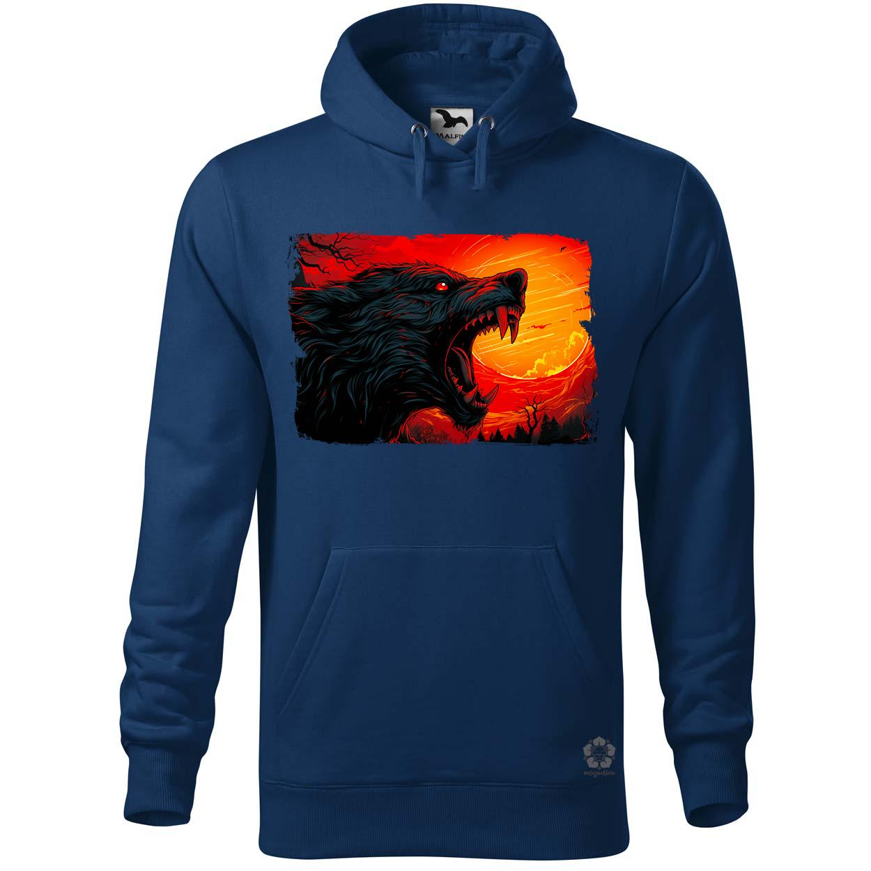 Vérfarkas vérhold alatt v4 egyedi  pulóver 