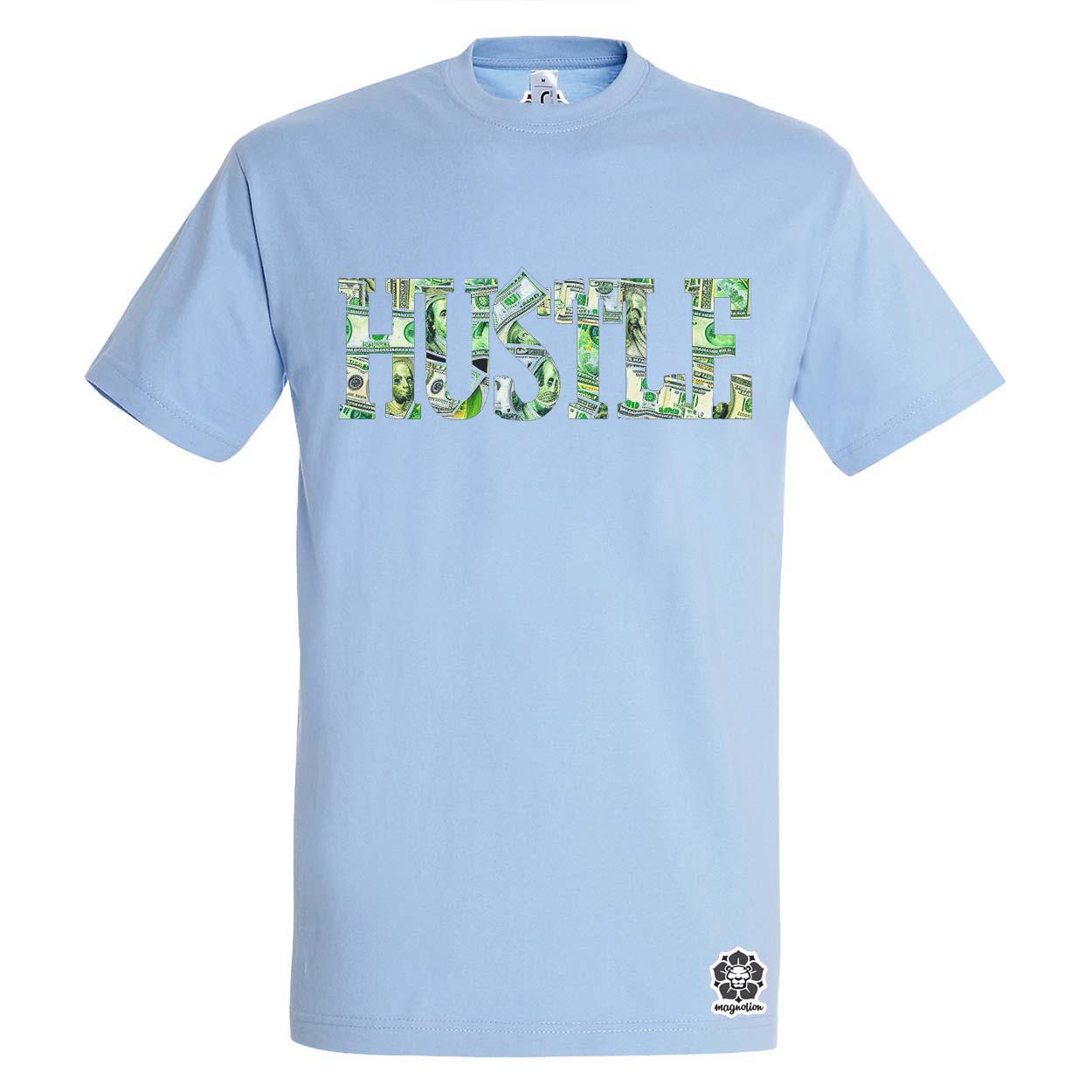 Hustle v1 egyedi póló 