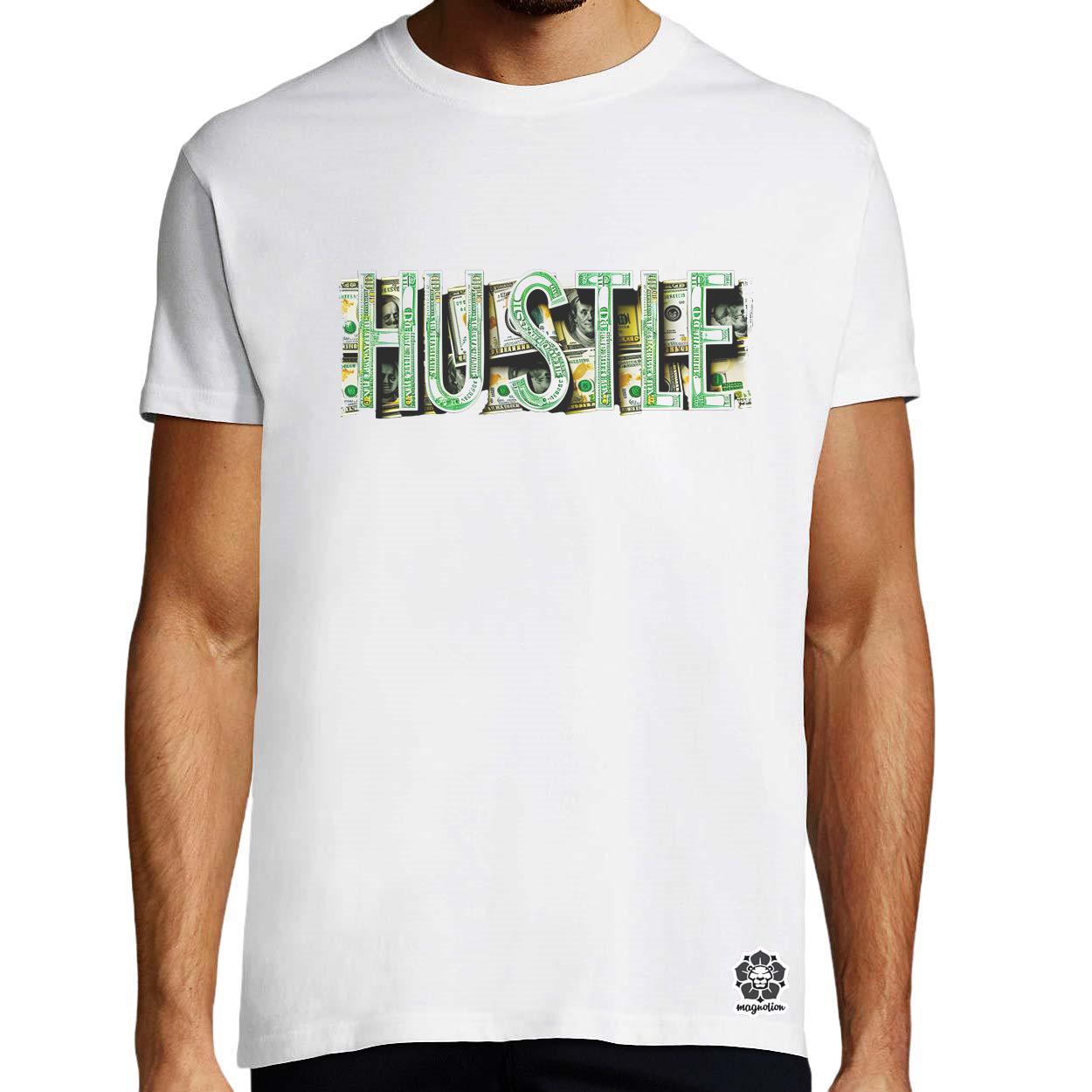 Hustle v2 egyedi póló 