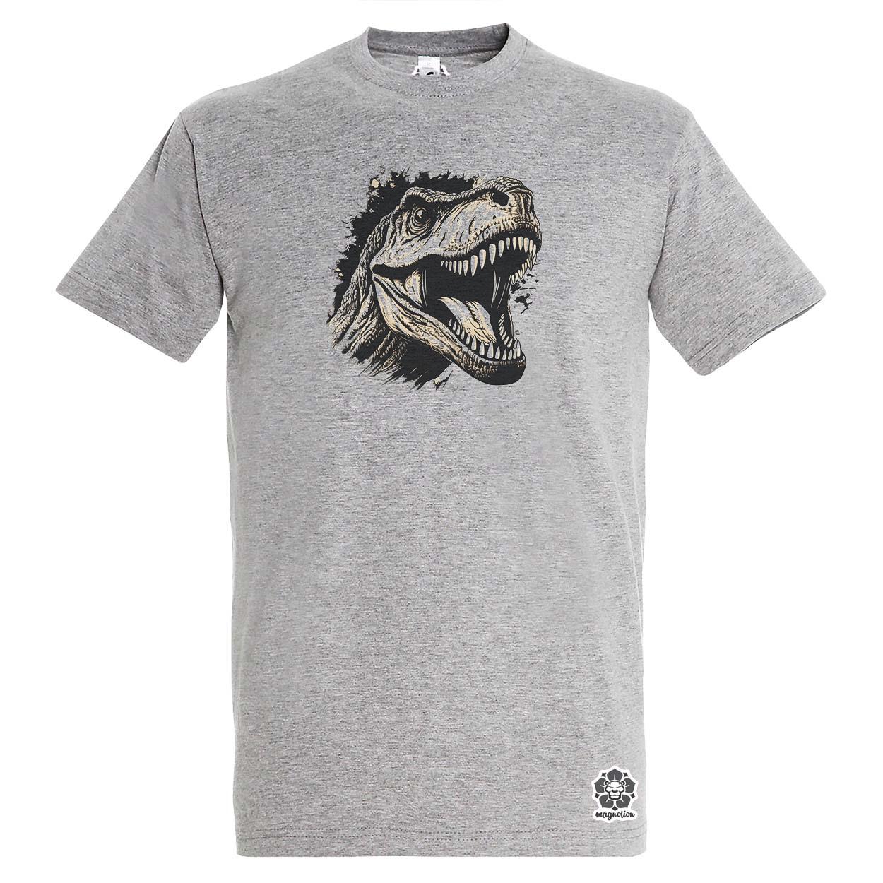 Monochrome T-rex v4 egyedi póló 