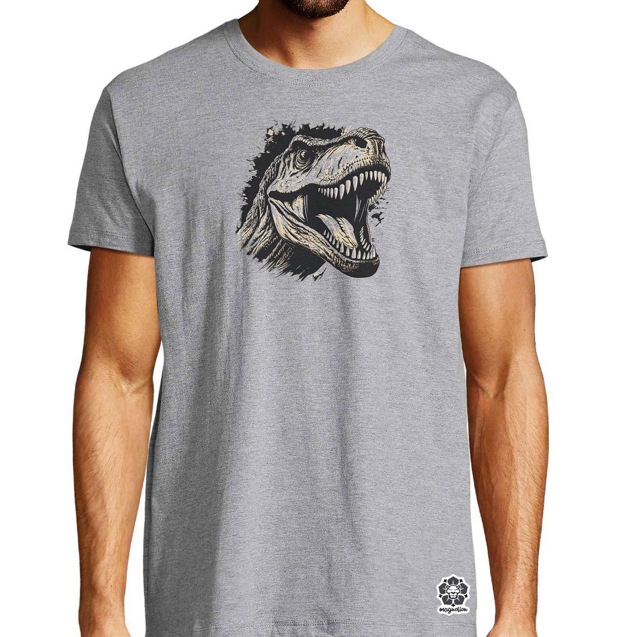 Monochrome T-rex v4 egyedi póló 