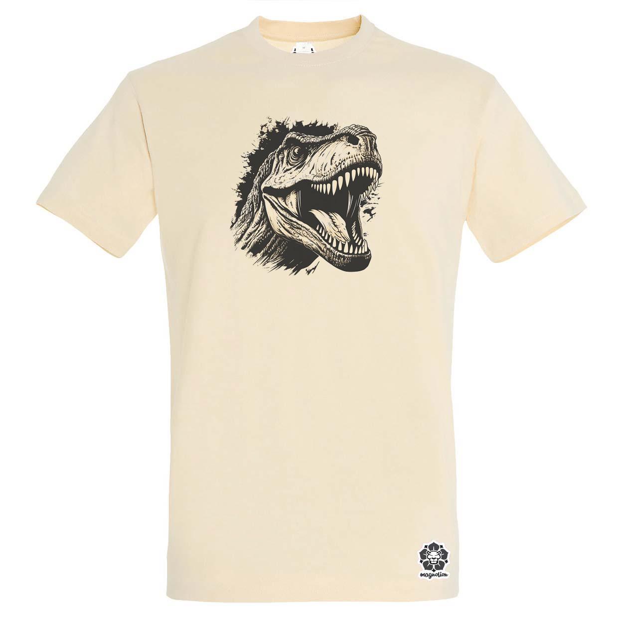 Monochrome T-rex v4 egyedi póló 