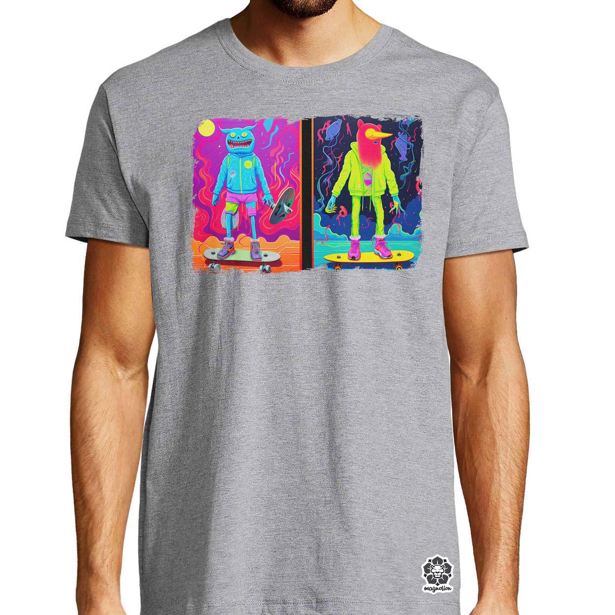 Multidimenzió ART deszkázás v1 egyedi póló 