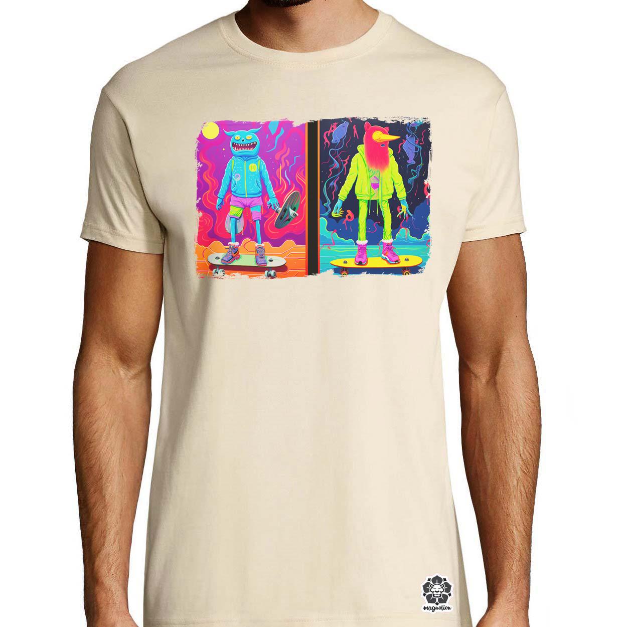 Multidimenzió ART deszkázás v1 egyedi póló 