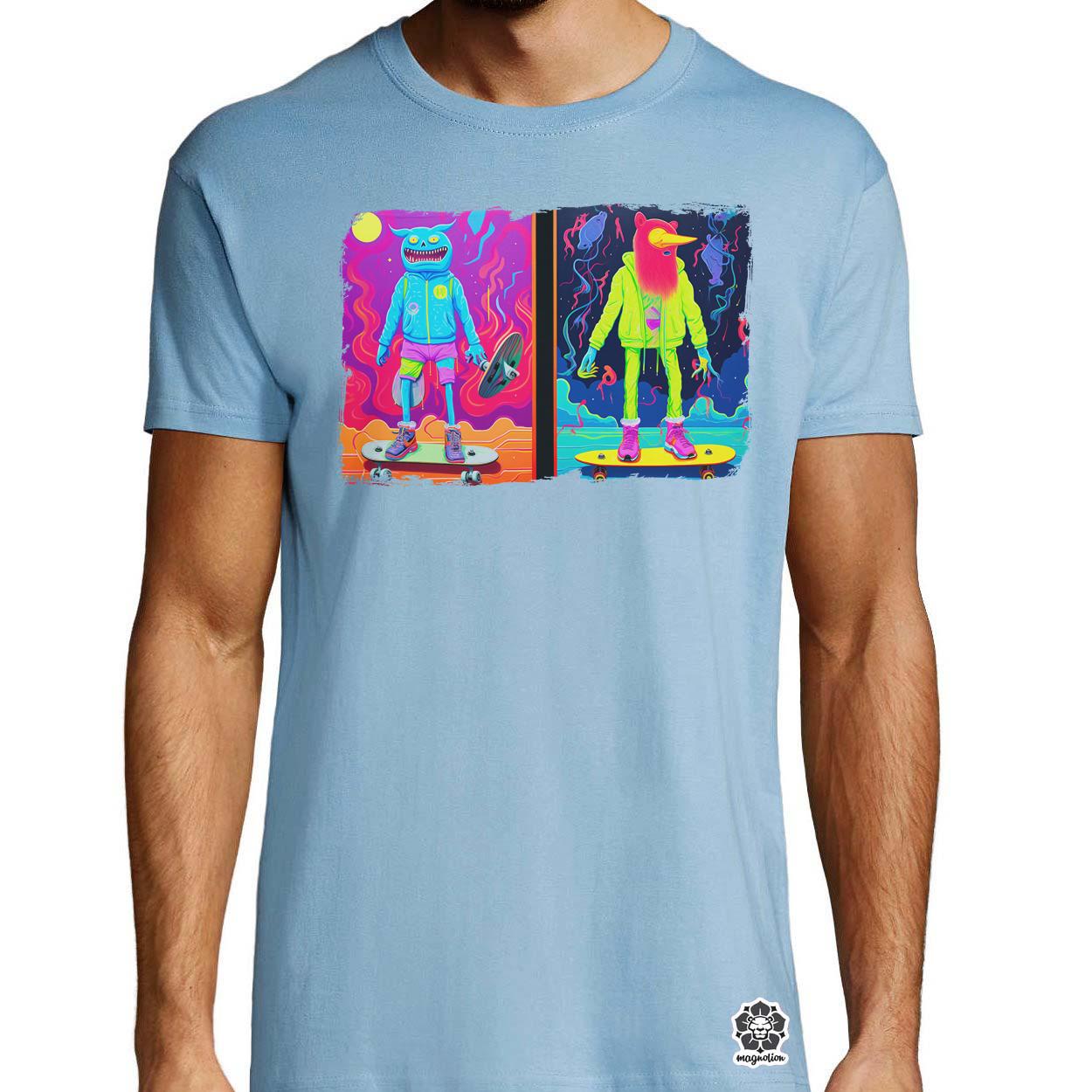 Multidimenzió ART deszkázás v1 egyedi póló 