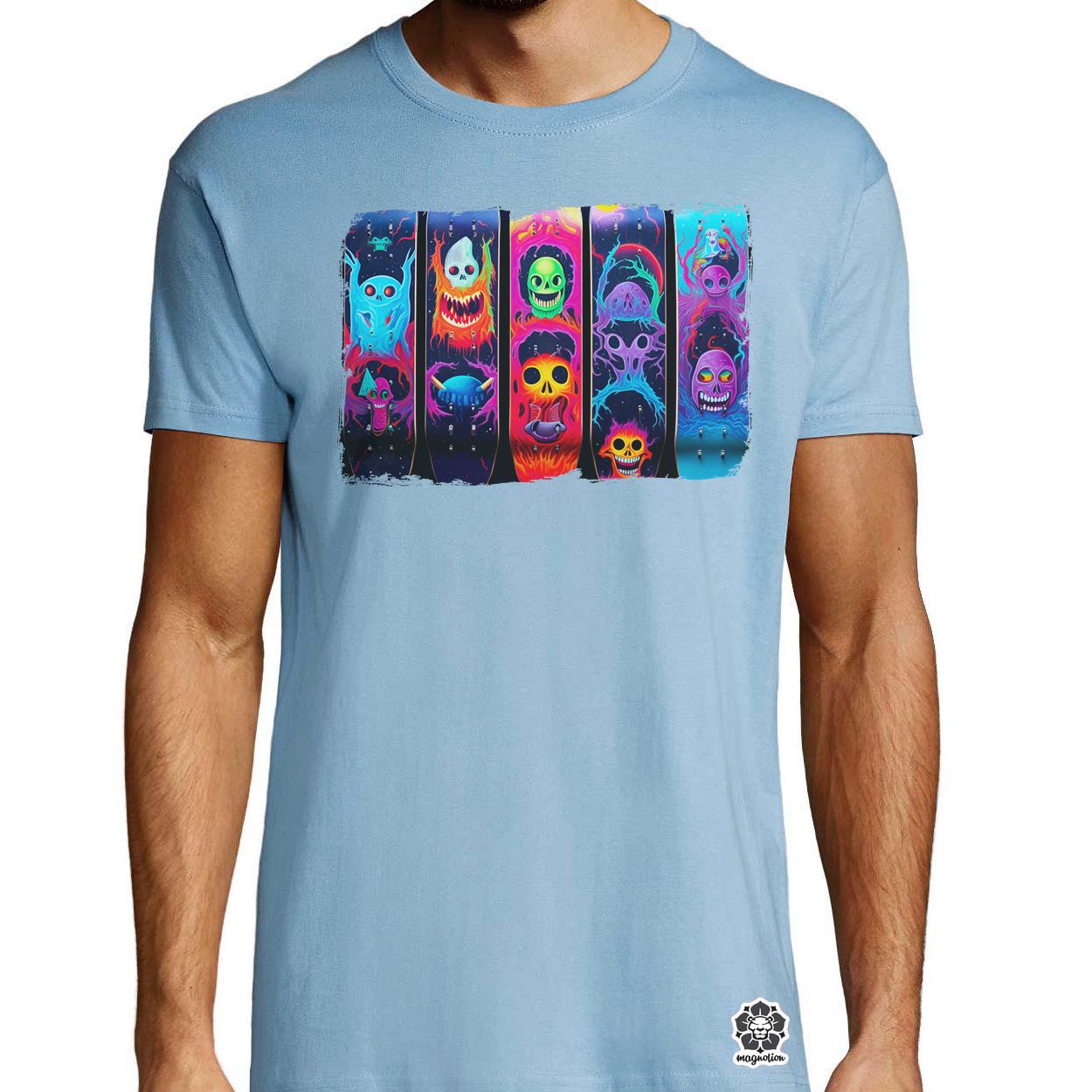 Multidimenzió ART deszkázás v2 egyedi póló 